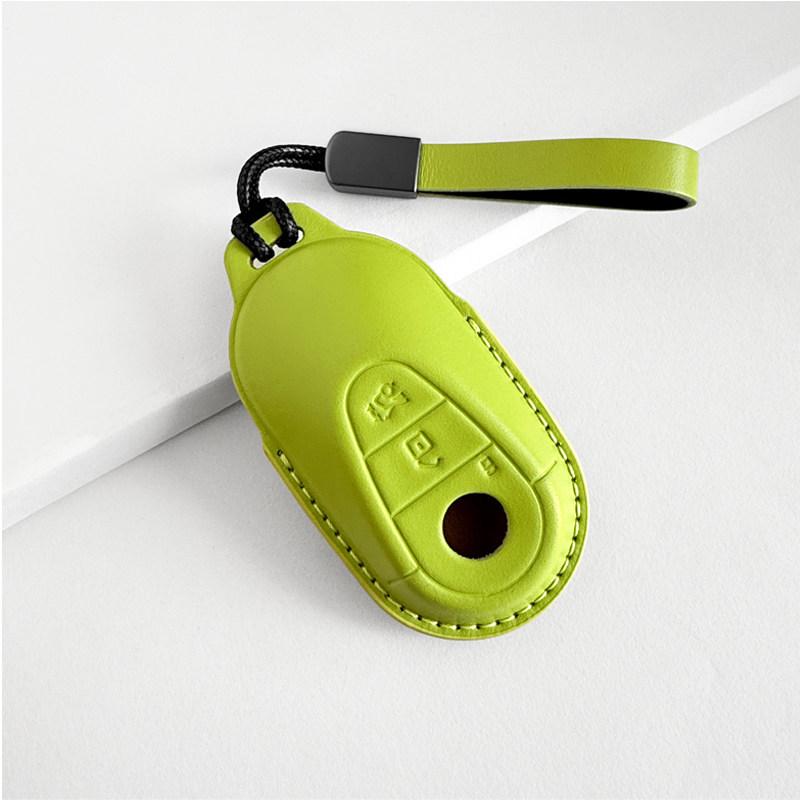 Mercedes-Benz Genuine Leather Key Case for GLC, Class A, S, C200, E300 Models