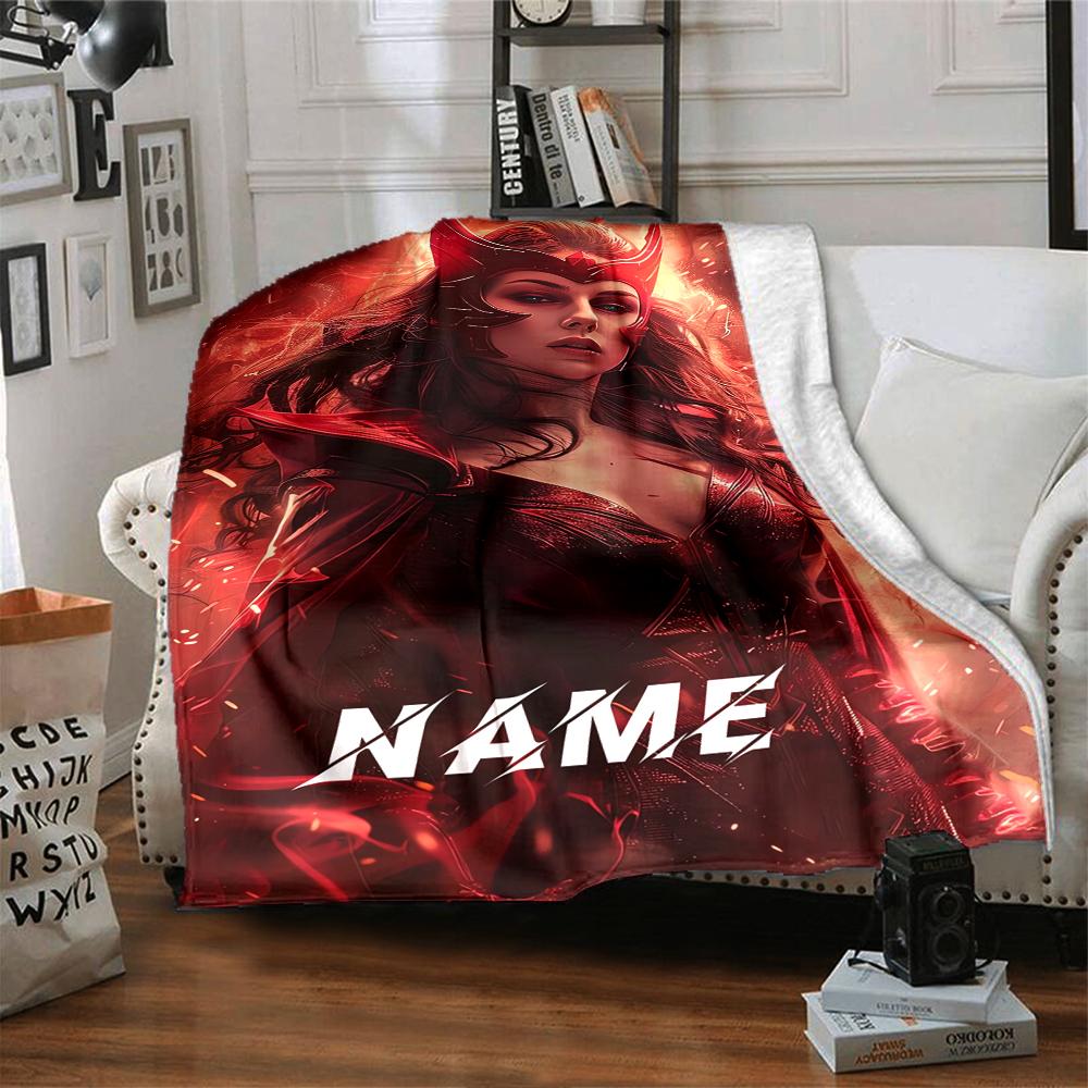 Custom Name Wolverine Superhero Artwork blanket for Couch & Bed, Plush Cozy Fuzzy Blanket Super Soft & Warm Blankets for Fall and Winter. 09088