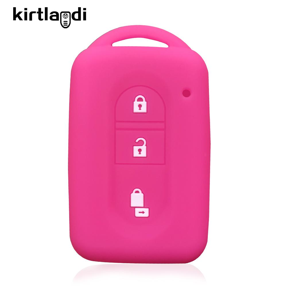 For Nissan Tiida Silicone Key Holder Keychain for Nissan NV200 Pathfinder R51 Qashqai G10 Key Car Accessories Case Cover Shell