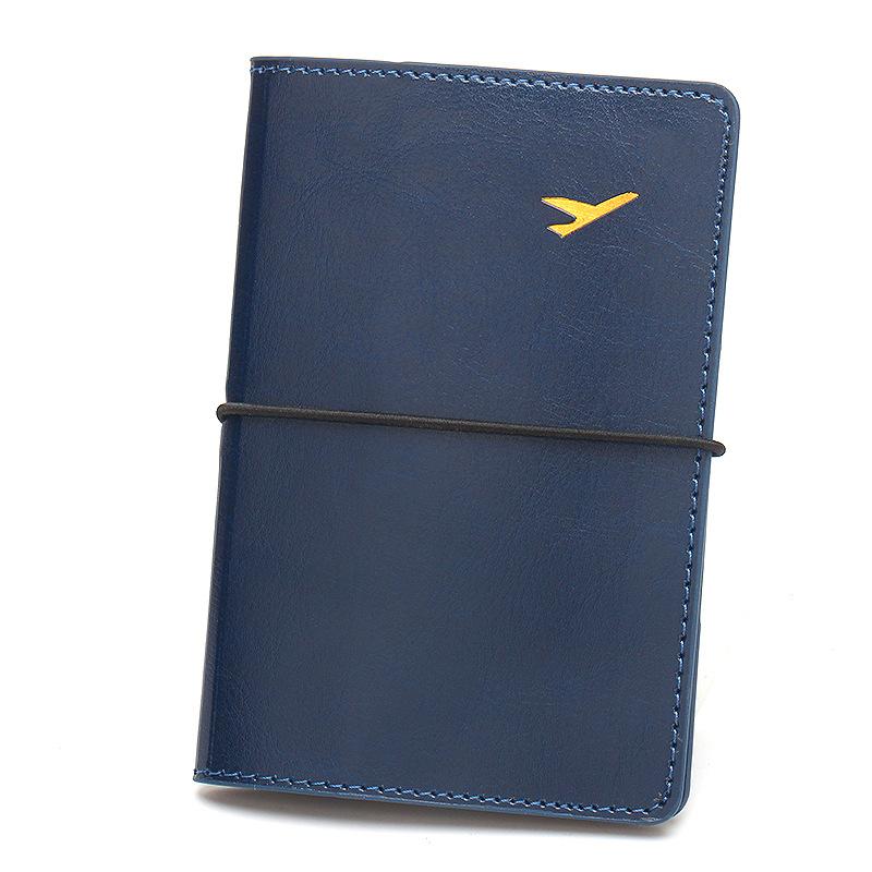 Ультралегкий Чехол для Паспорта с Летным Паспортом Эластичная Лента Чехол для Паспорта Ремешок Держатель для Билетов Держатели для ID-карт Кожаный Держатель для Паспорта