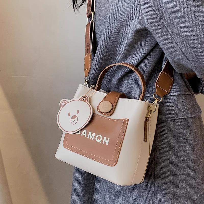 Customized Popular Small Bags, Women's 2025 New Trendy High-end Bucket Bags, Fashionable Handbags, Versatile Messenger Bags
