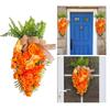 Регулируемая длина Пасхальный Цветок Морковь Дерево Венки Праздничная Атмосфера Идеально подходит для Двери Дома Офисов и Магазинов