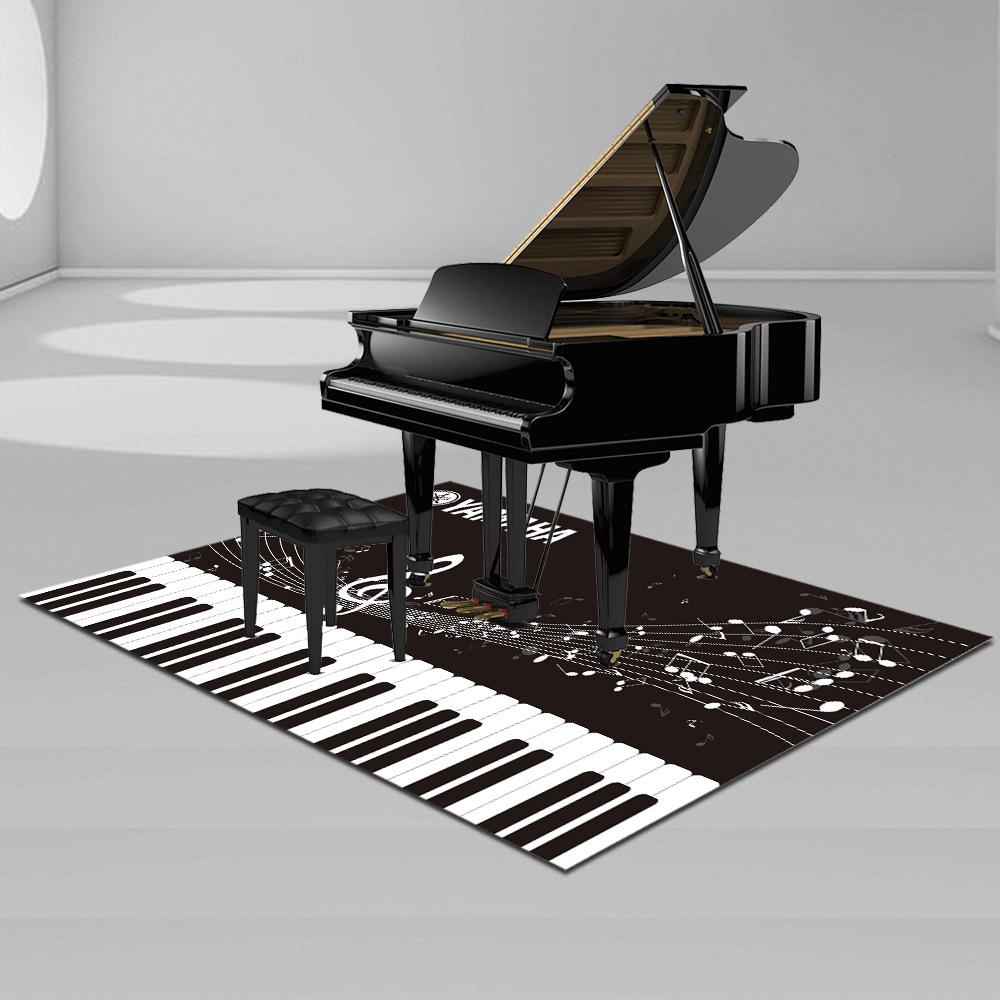 Square Piano Carpet Giveaway Floor Mat Musical Instrument Promotional Item Qin Shop Gift Company Quick Manufacturing