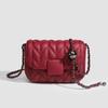 Unique small and large-style chain bags for women, 2024 new fashion quilted small square bags, trendy lipstick crossbody bags