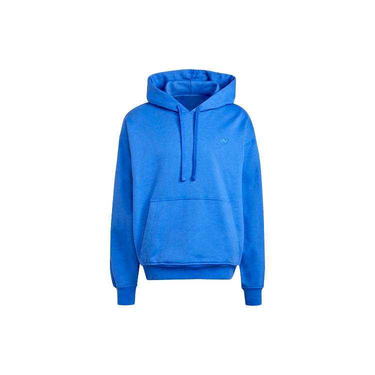 Adidas Originals Blue Version Collection Sweatshirts Men's Blue Hooded Moderate Regular H33459-