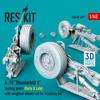 Reskit 1/48 A-10 Thunderbolt II Landing Gear (Early/Late Model) (for Academy Aircraft) Plastic Model Kit Parts RSKU48-0497 (Airplane)