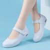 Nurse Shoes Women's Soft-soled Anti-slip Breathable Versatile Flat Shoes with Velcro