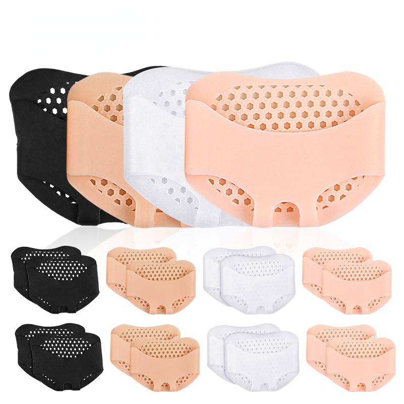 Силиконовые подушечки для передней части стопы для женщин, облегчающие боль при ношении высоких каблуков, дышащие подушечки для ухода за ногами, полустельки-подушечки, аксессуары
