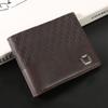 New Men's Wallet Short Lychee Pattern Wallet Multi-card Position Fashion Classic Wallet