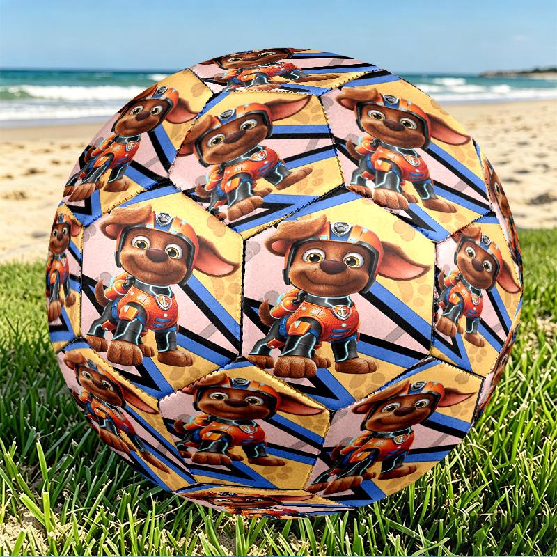 PAW Patrol Print Size 5 Soccer Ball, PU Wear Resistant Football for Match Training and Daily Practice, Birthday Gift for Soccer Fans