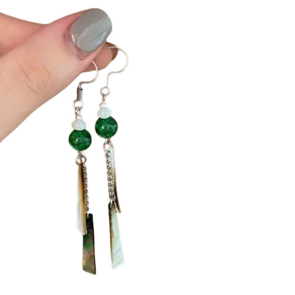 Винтажные серьги-бабочки с цветами в китайском стиле, серьги для ханфу, ювелирные аксессуары