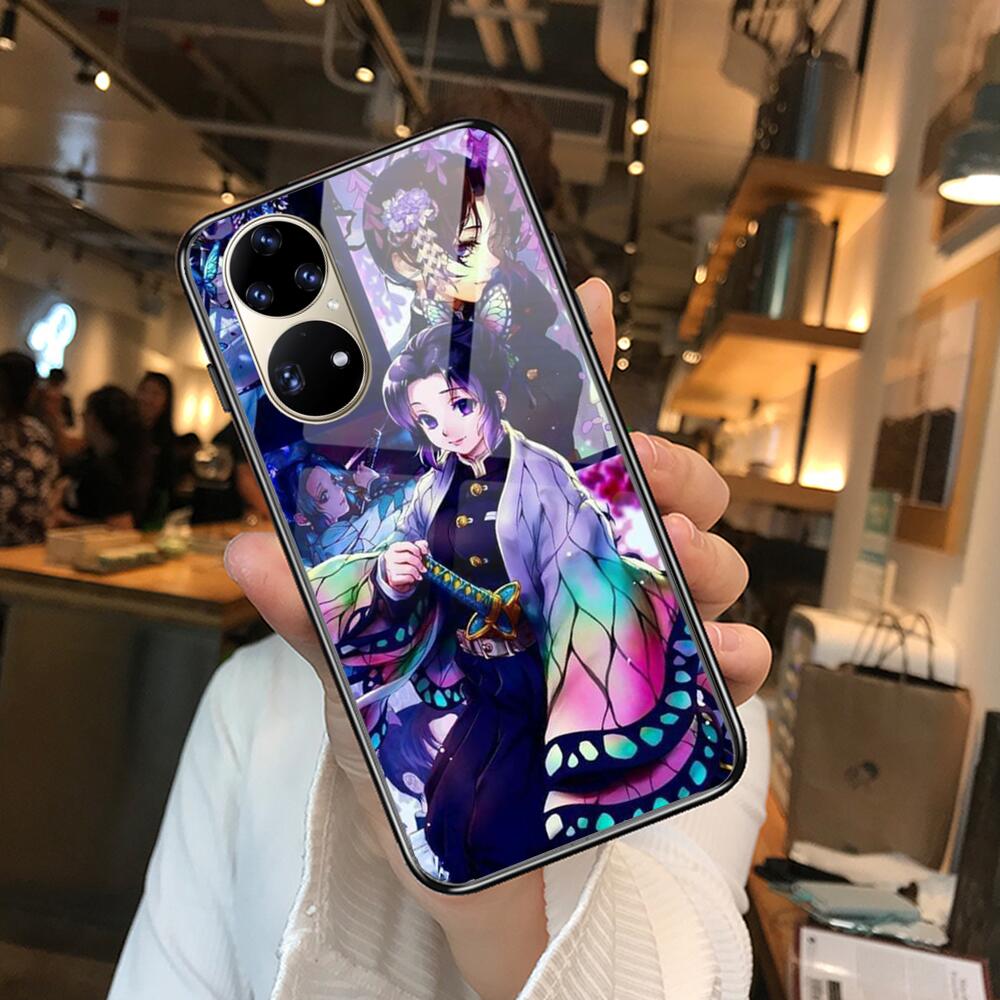Чехол для телефона из мягкого закаленного стекла Kamado Nezuko Kimetsu No Yaiba Demon Slayer TPU для Huawei P40 Pro lite 5G P30 P Smart Z 20