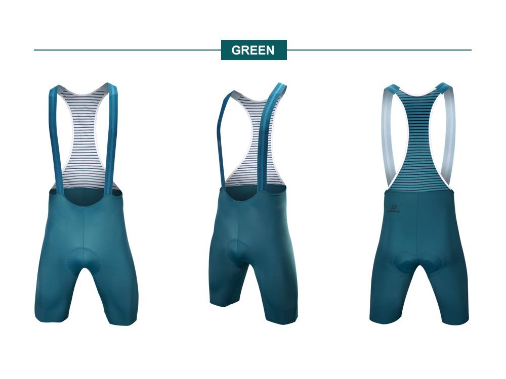 Летние велосипедные шорты-бибы Yongwei Darevie с противоскользящим эффектом - Высокоэластичные, цельные для горного/шоссейного велосипеда.