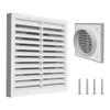 Square Plastic Air Vent Cover Ventilation Louver Grille for Home Improvement - Durable Home Vent Cover