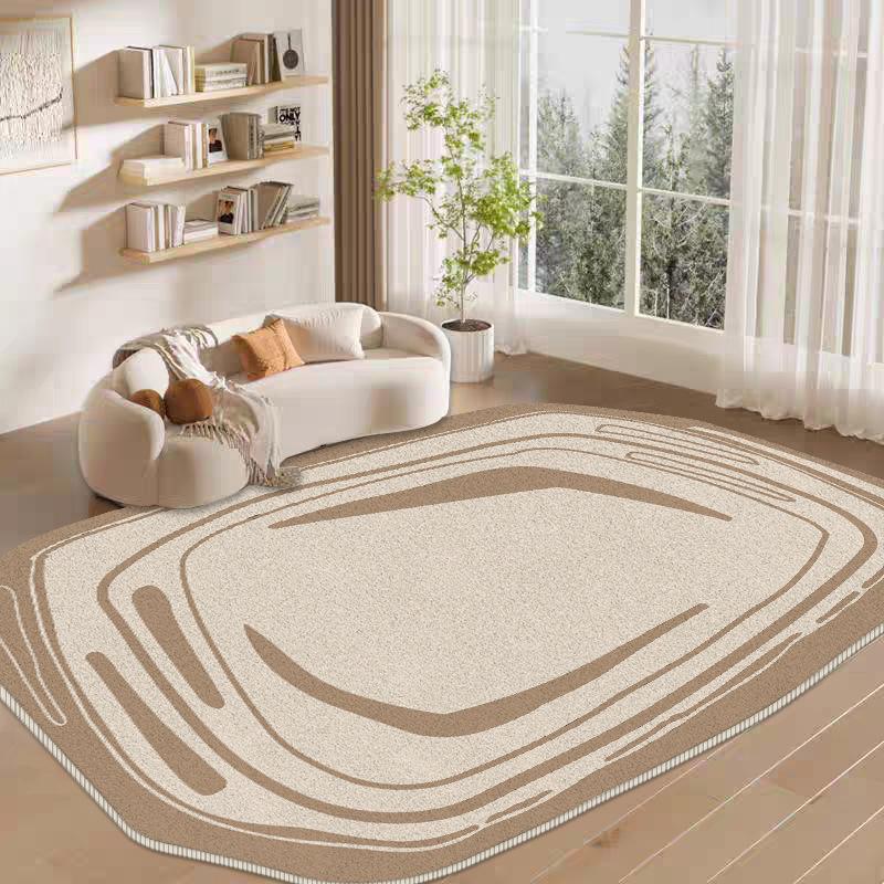 Nordic Irregular Carpet Спальня Прикроватный ковер Впитывающий Грязеотталкивающий Противоскользящий Гостиная Ковер