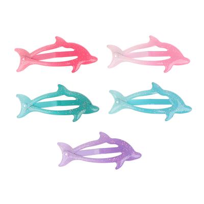 5 шт. красочные блестящие заколки-заколки для волос с дельфинами Bb для девочек, женщин, детей, праздничные подарки на вечеринку, аксессуары для волос, головные уборы