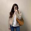 Japanese Retro Lazy Style Cardigan Sweater Jacket for Women Spring and Autumn 2024 Early Autumn New Short Loose Knitted Top