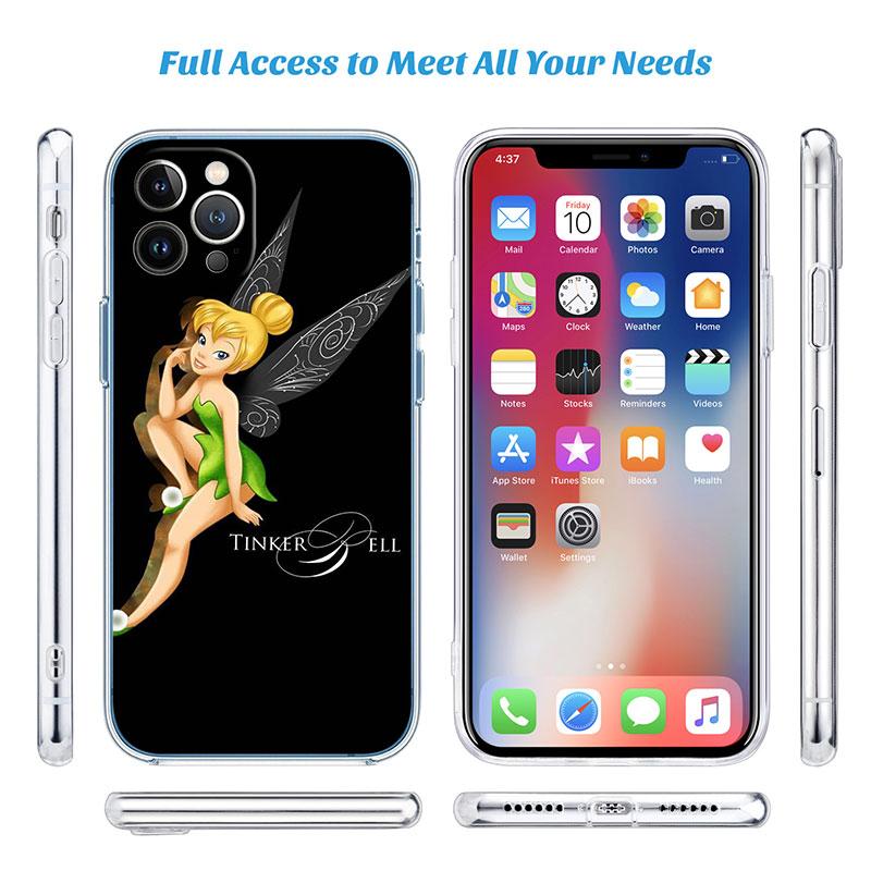 Прозрачный чехол для телефона Tinker Bell Tinkerbell для Motorola Moto G10 G20 G30 G31 G32 G34 G35 G41 G42 G50 G51 G52 G55 G60 G60S