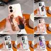 Для Vivo Y33 Y22S Y27 Y37 Y35 Y36 Прозрачный чехол для телефона с рисунками милой девочки с теплым сердцем, из мягкого силикона, улучшенная противоскользящая защита для бампера Vivo