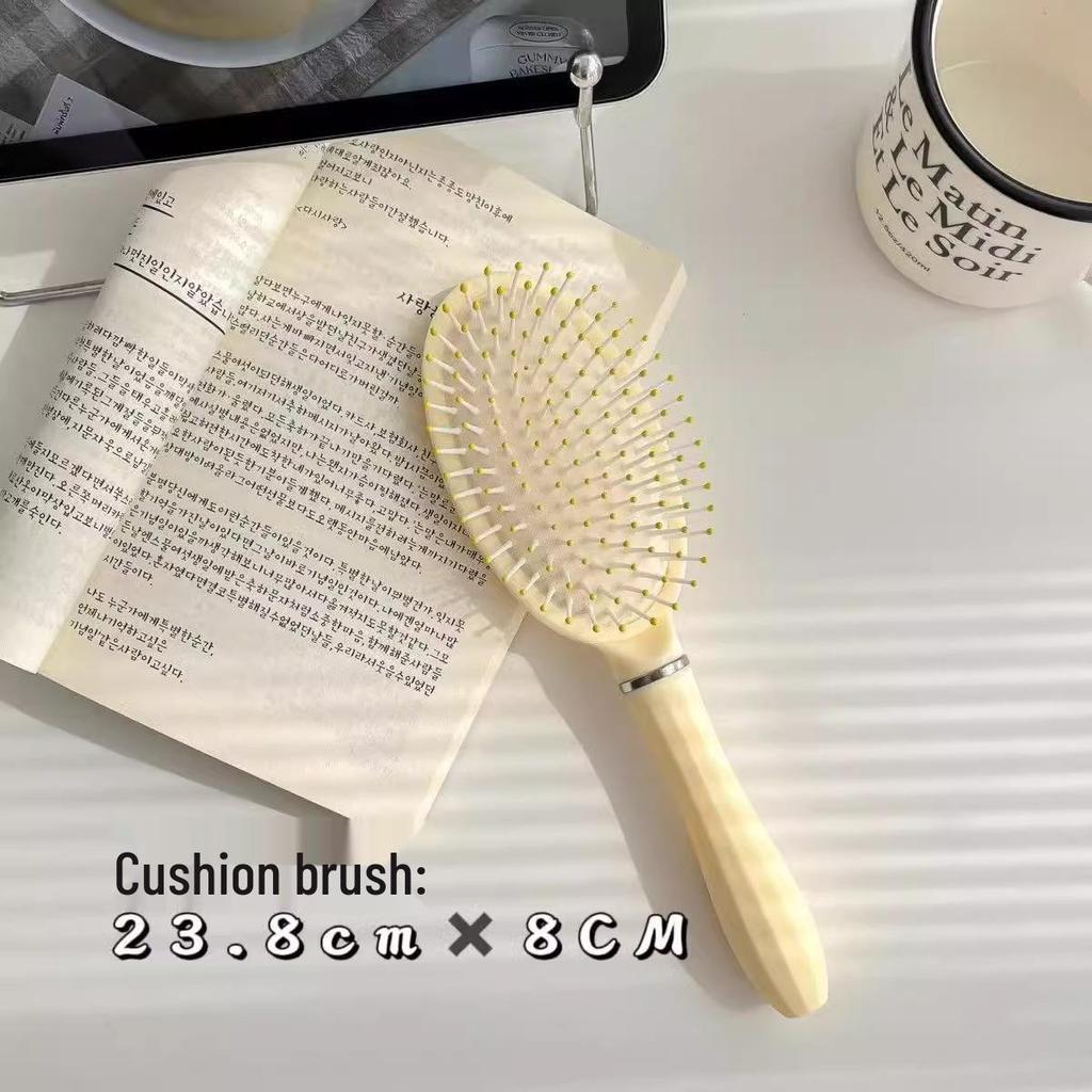 Free Shipping: Large Curved Air Cushion Comb for Styling & Massage - Unisex