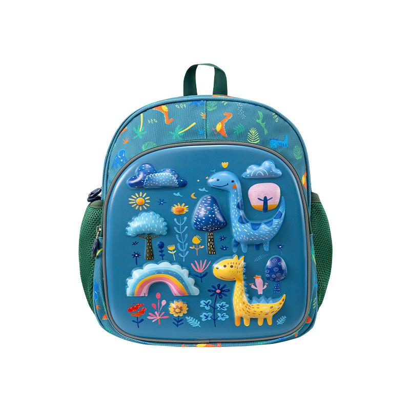 Cat Rabbit Dinosaur Horse Pattern Printing Kids Backpack Schoolbag Breathable
