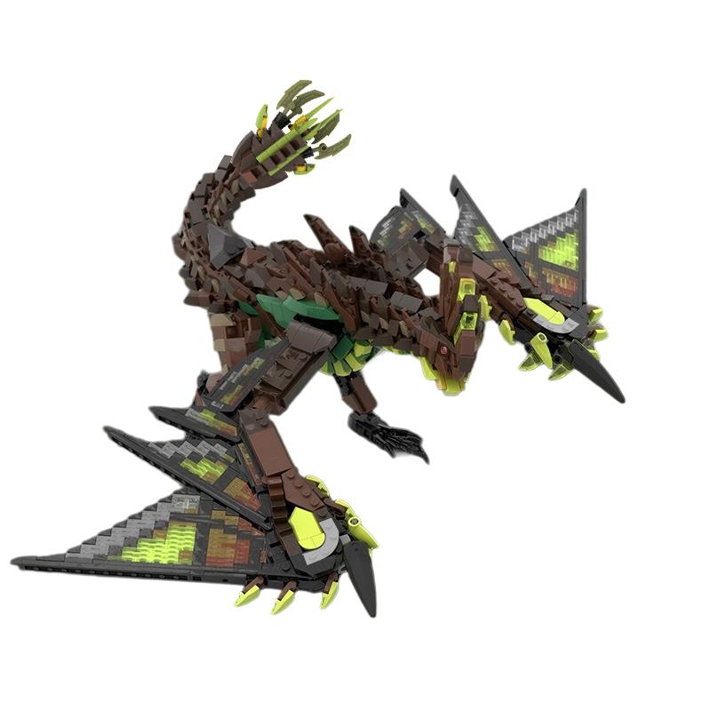 Buildmoc Monster Astalos Game Hunter Beast MOC Set Building Blocks Kits Toys for Children Kids Gifts Toy 1714PCS Bricks