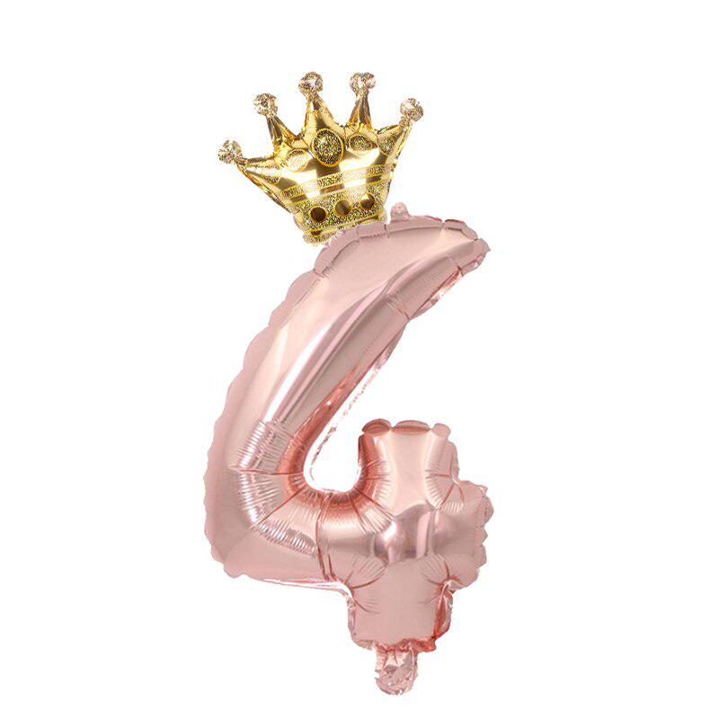 2 Шт./лот 32-дюймовый Номер Фольгированные Воздушные Шары Цифра Воздушный Шар Дети День Рождения Дикий Один Украшения