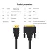 HDMI To DVI High-Definition Two-Way Adapter Cable for TV and Computer Connection