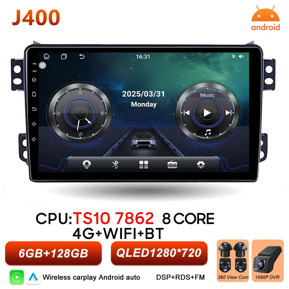 Carplay Car Radio Autoradio For Suzuki Splash Ritz For Opel Agila 2008 - 2012 GPS Navigation Multimedia Player Touch Screen 5G