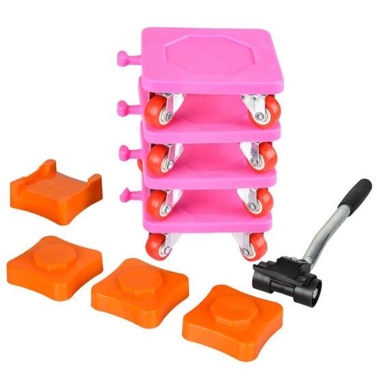 Набор инструментов для подъема мебели Грузоподъемность 500 кг Легко устанавливаемый слайдер для бытовой техники Подъемная подкладка