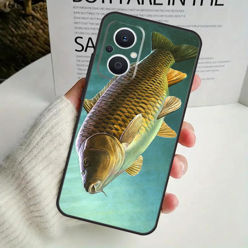 CARP FISH FISHING Case For OPPO Reno 11F 10 Pro 4 5 6 7 8 Lite 4Z 5Z 8T OPPO Find X6 X5 Pro X2 X3 Neo Cover