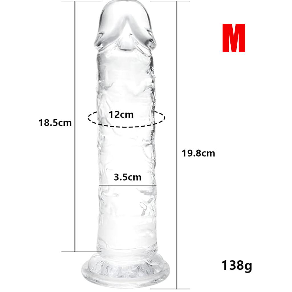 Реалистичный мягкий фаллоимитатор для женщин: Секс-игрушка длиной 18 см для начинающих с желеобразной текстурой и основанием на присоске, идеальная секс-игрушка для взрослых для женских пар