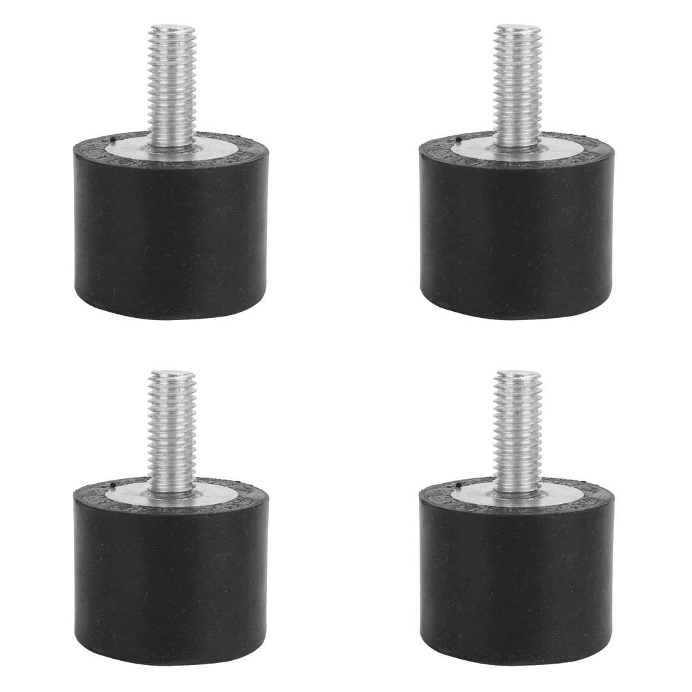 4PCS Anti Vibration Rubber Bobbin Mount Isolator Anti Shock Vibration Absorber (VE40*30 M10*25)