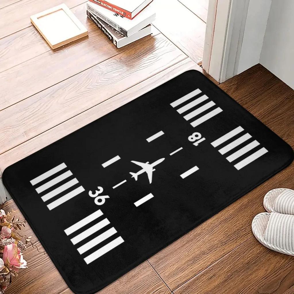 Popular The Exit Arrival Departure Doormat Welcome Entrance Floor Mat Washable Carpet Non Slip Airport Sign Decoration Rug