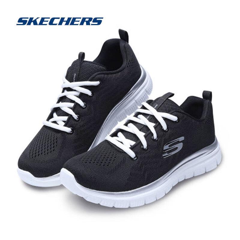 Skechers Женские сетчатые кроссовки для ходьбы и повседневной носки