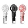 Durable Cooling Spray Fan Colorful Small Personal Cooling Fans Gift Mini Cooling Fans  Summer
