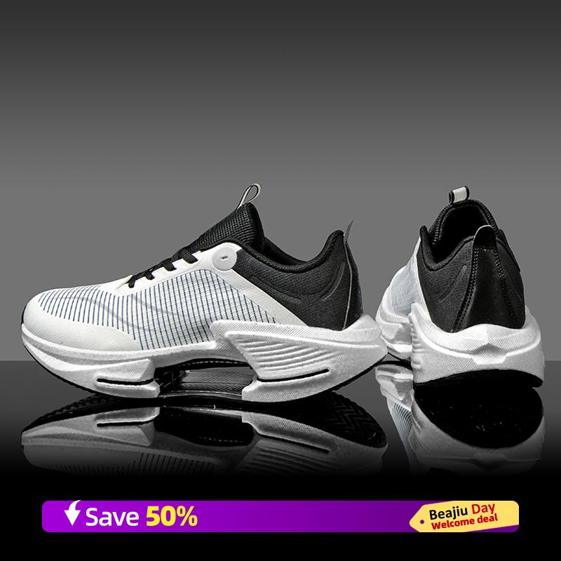 Кроссовки для бега на воздушной подушке для мужчин, легкие, дышащие, женские, удобные, спортивные, нескользящие, с углеродной пластиной, для марафона