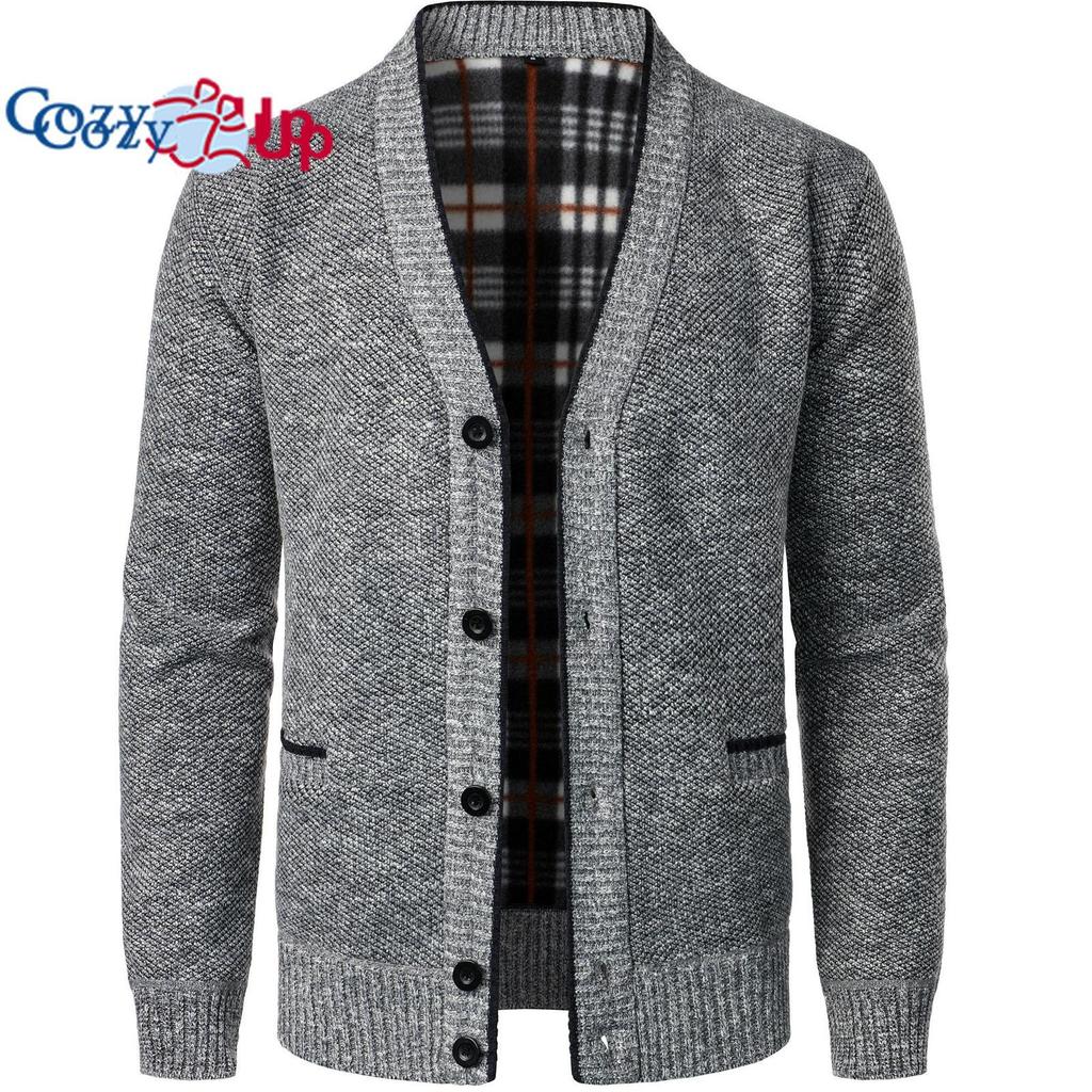 Мужской вязаный свитер с v-образным вырезом больших размеров, кардиган на весну/осень, модное пальто оверсайз с длинными рукавами для мужчин, мужская одежда