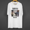Футболка Nirvana Bleach Гранж Рок-музыка Курт Кобейн Панк Короткий рукав Хлопок Печатная одежда Y2K Унисекс Топ
