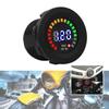 Black Digital Voltmeter 12V Waterproof Voltmeter New Voltage Meter Gauge  Motorcycle Car