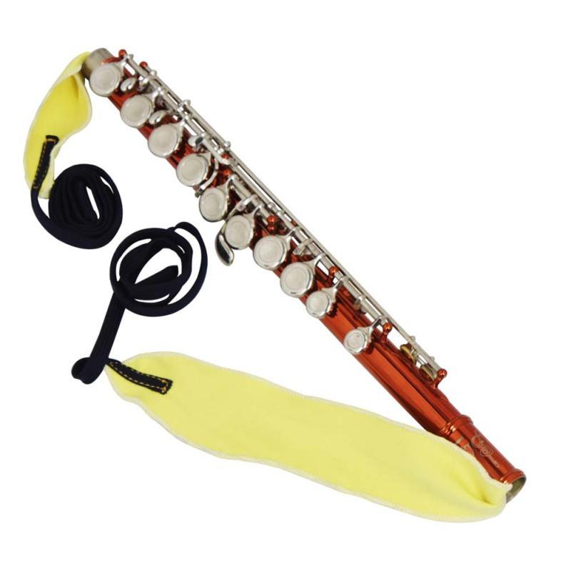 Чистящий тампон Саксофон Черная трубка Гобой Флейта Труба Универсальная ткань с длинным проходом Музыкальный инструмент