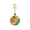 Chinese-style Pipa Brooch, High-end Women's Exquisite Musical Instrument Corsage, Niche Design Sense Brooch, Cheongsam