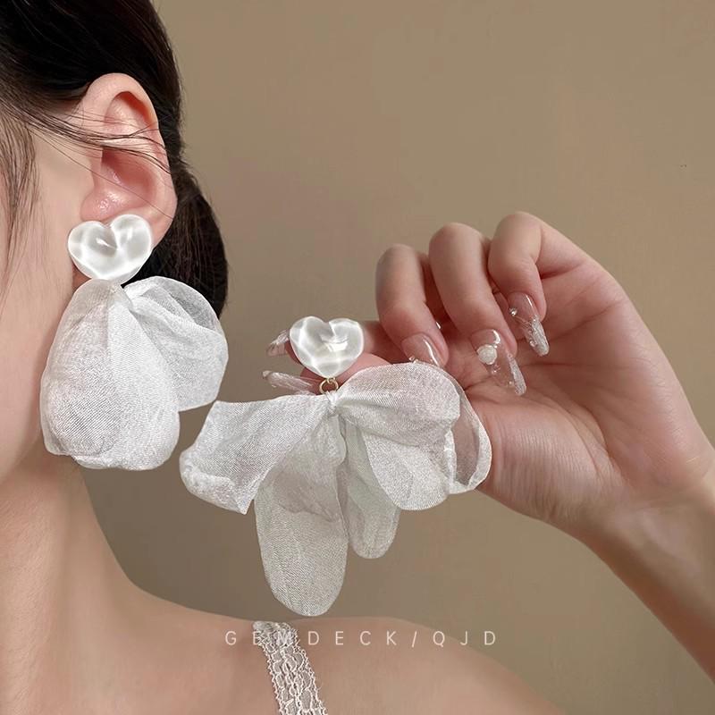 Роскошные европейские и американские серьги-пусеты с бриллиантовой кисточкой для вечеров и вечеринок