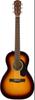 Акустическая гитара Fender Walnut Sunburst с мягким чехлом CP-60S Parlor, накладкой на гриф,