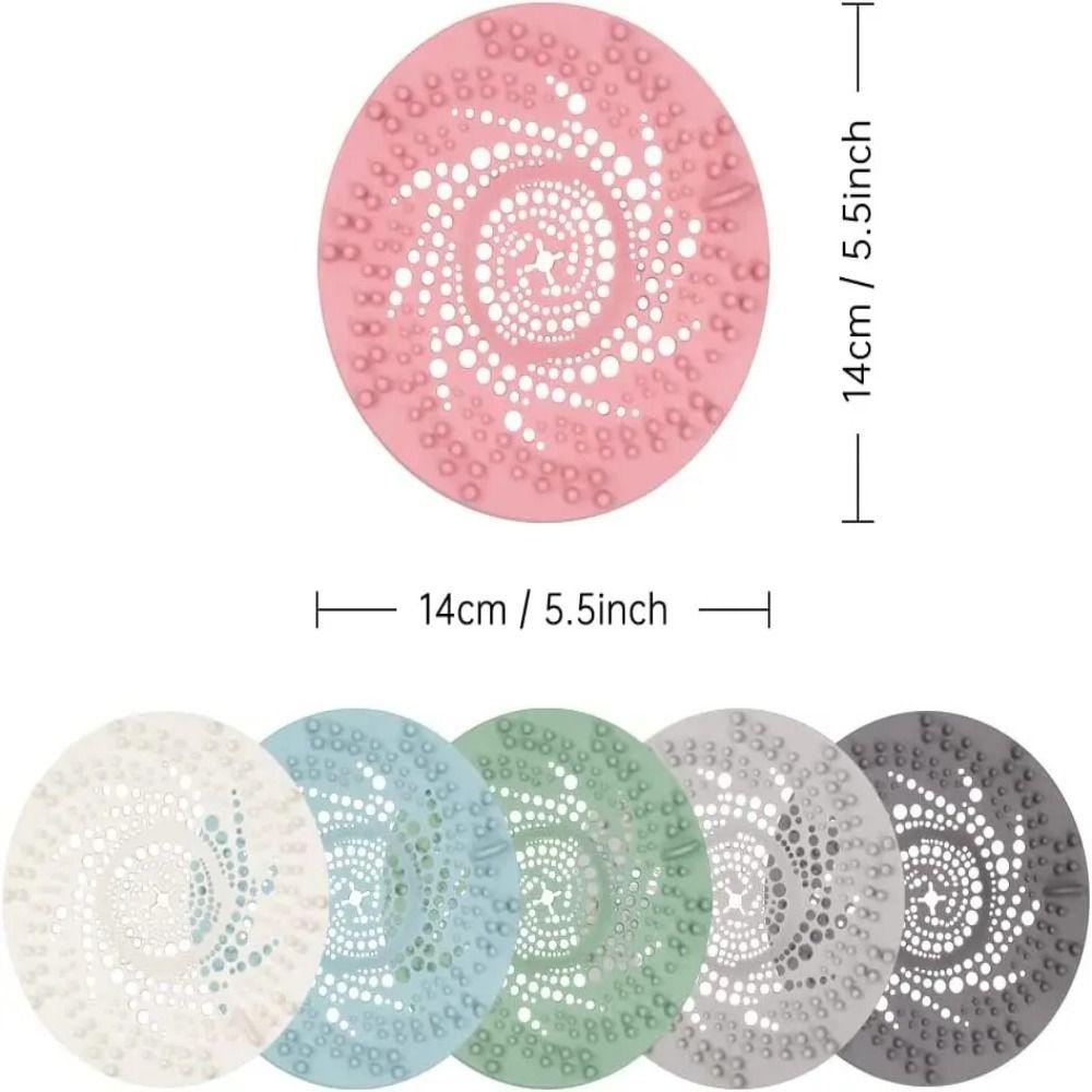 5 шт. Душевая крышка для пола Душевая кабина Слив для пола Принадлежности для ванной Аксессуары Сливной фильтр для ванны Силиконовый антиблокировочный