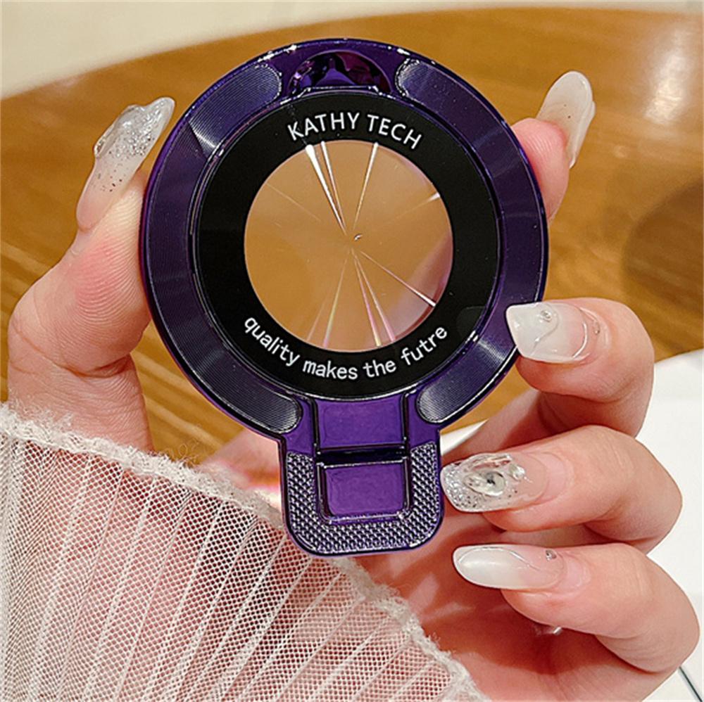 Universal Phone Ring Holder Grip Kickstand for Magsafe Magnetic For iPhone 12 13 14 15 Pro Max Samsung Xiaomi Plating Bracket