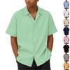 Гавайская рубашка для мужчин, мужские винтажные рубашки для боулинга на пуговицах, летняя пляжная рубашка с коротким рукавом