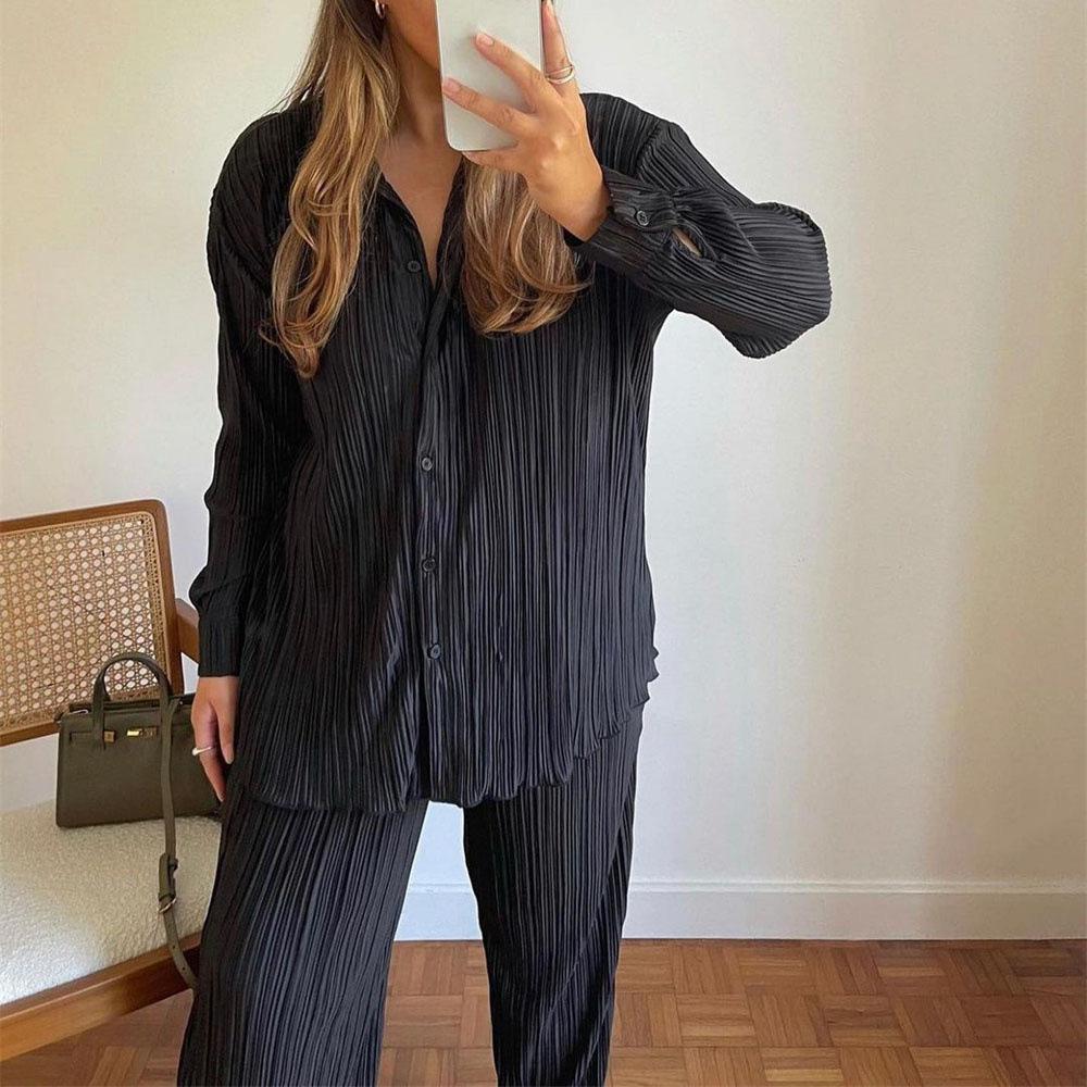 New Autumn and Winter Loose Leisure Suit Design Fashion 2 Two Pieces Sets Women Suits