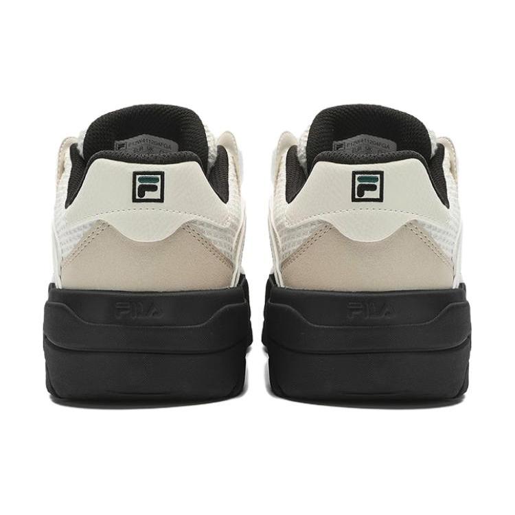 Fila Rosetta Яркие Текстильные, Синтетическая Кожа Низкие Повседневные Туфли Женские Черно-Белые F12W411204FGA