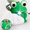 Sound Key Frog Keychain Metal Rings Animal Keyring New LED Light Keychains  Bag Decoration